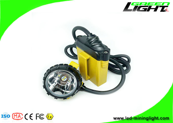 Lampa górnicza 25000 luksów IP68 Wodoodporna aluminiowa bateria SAMSUNG LED Akumulatorowa latarka czołowa Antystatyczna