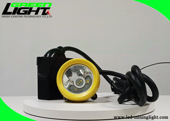 Kl4lm LED Mining Light 12000lux 6.6Ah 14 godzin Żółta czarna Specjalna plastikowa powłoka