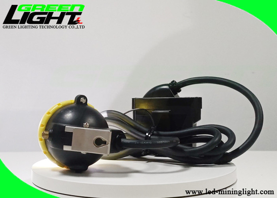 Kl4lm LED Mining Light 12000lux 6.6Ah 14 godzin Żółta czarna Specjalna plastikowa powłoka