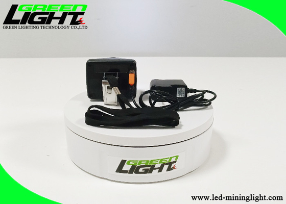 8000 Lux High Beam Cordless Cap Lamp Clip ze stali nierdzewnej do podziemnego oświetlenia bezpieczeństwa
