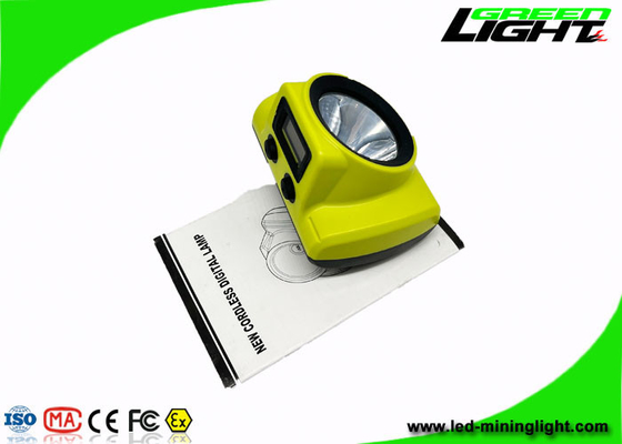18000lux IP68 Wodoodporny reflektor górniczy z ładowarką USB z ekranem OLED