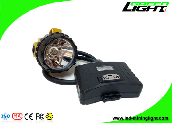 IP68 15000 Lux Mining Cap Lights 6800 mAh Bateria Panasonic do podziemnej kopalni