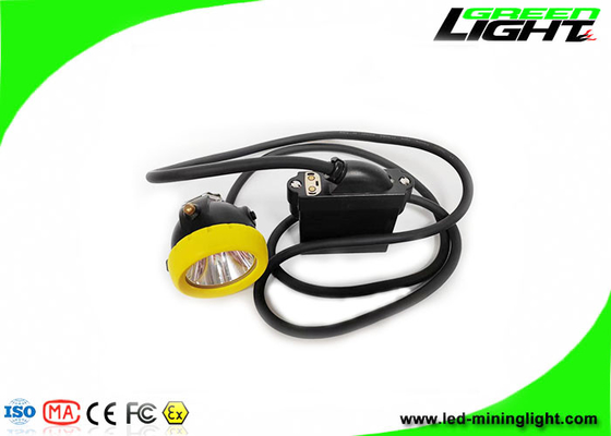 6,6 Ah / 7,8 Ah 16 godzin LED Miners Cap Lamp Akumulator 10000 Lux Przeciwwybuchowy