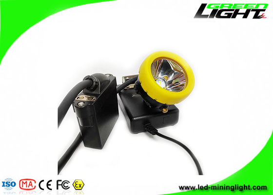 6,6 Ah / 7,8 Ah 16 godzin LED Miners Cap Lamp Akumulator 10000 Lux Przeciwwybuchowy
