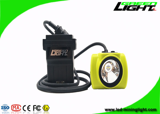 OLED 13,6 Ah Akumulatorowa lampa górnicza LED 25000 Lux Coal Miner Cap Light 18 godzin Długi czas pracy