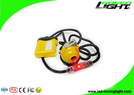 IP68 Wodoodporna lampa LED Miners Cap 25000Lux 348lum Podziemne reflektory górnicze