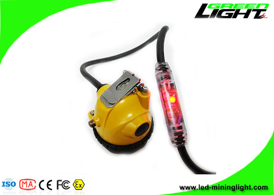 IP68 Wodoodporna lampa LED Miners Cap 25000Lux 348lum Podziemne reflektory górnicze