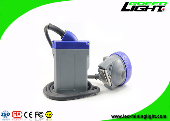ABS 6.6Ah LED Miners Cap Lampa 216lum 10000lux Wodoodporna górnicza latarka czołowa