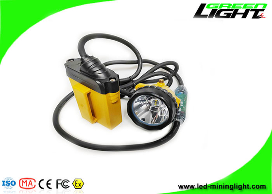 10,4 Ah Migająca dioda górnicza Cap Lights Aluminiowy kubek ABS PC 25000Lux
