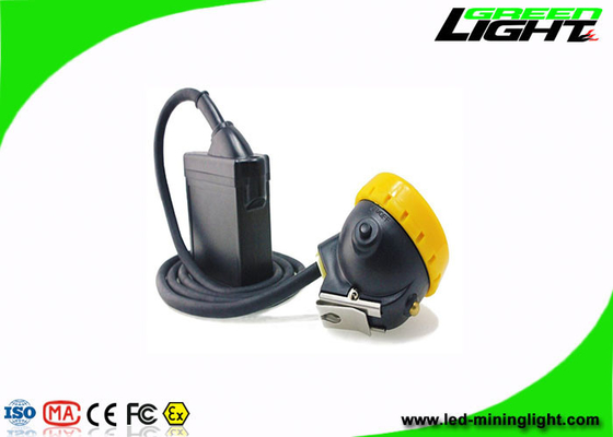 7.8Ah Akumulatorowe lampy górnicze Silicon Button 10000lux 216lum Underground Miner Cap Lamp