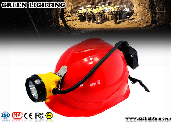 15000 Lux Led Miners Cap Lamp, 6,8 Ah Dostosowana półprzewodowa lampa górnicza LED