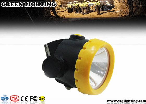 Lampa górnicza LED 1W 4000 Lux z akumulatorem litowo-jonowym 2,2 Ah Wodoodporny IP68
