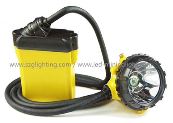 Zatwierdzone przez IP68 25000lux 3W Cree Safety Mining Cap Lights z 3 poziomami oświetlenia