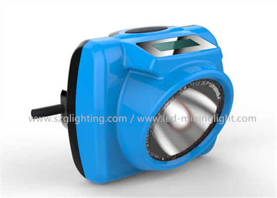 1W 6000Lux Lekka 140g Wodoodporna lampa górnicza LED z ekranem OLED