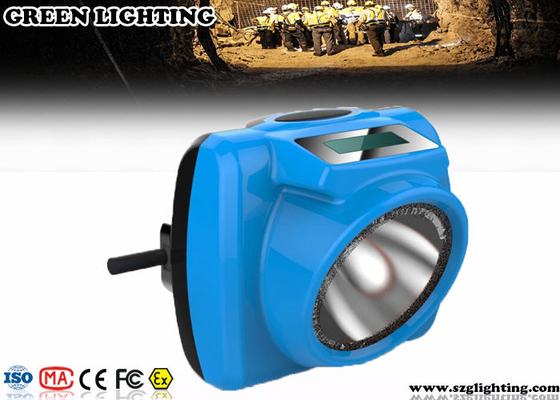 IP68 ATEX Akumulator Led Hard Hat Light z ekranem OLED 6,2 Ah Bateria