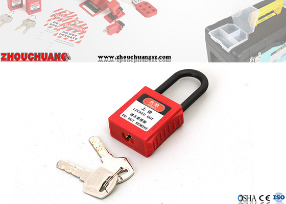 38 mm nylonowe pałąki Xenoy Safety Lockout Kłódki z kluczem głównym