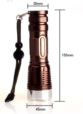 Latarka Mini CREE LED Wodoodporna obudowa ze stopu aluminium o mocy 1100 lumenów