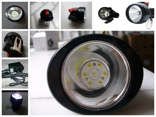 13000 Lux Czarne podziemne bezprzewodowe lampy górnicze Wodoszczelność IP 65
