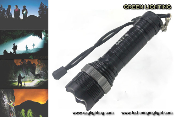 GL-F002 XML-T6 Akumulatorowa latarka Led, latarka 10W 1200 Lumenów Cree Led