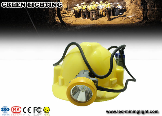 15000 Lux Led Miners Lights do kasków, 6600 mah Cord Safety Led Miners Cap Light IP68