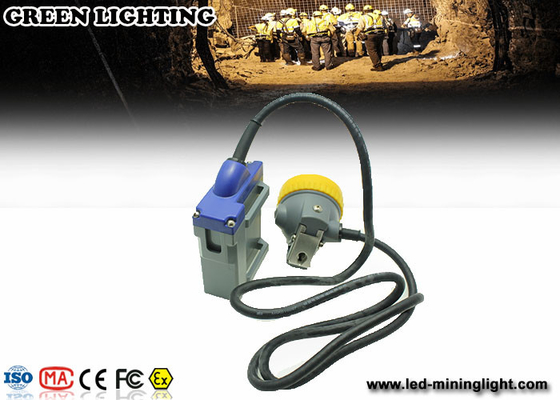 15000 Lux Led Miners Lights do kasków, 6600 mah Cord Safety Led Miners Cap Light IP68