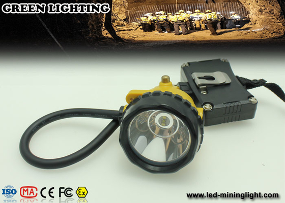 15000 Lux superbright Cree Mining Cap Lights Zatwierdzony przez MSHA pasek odblaskowy z funkcją sos