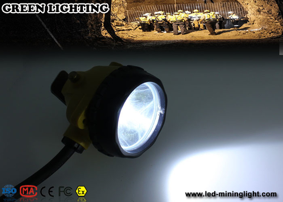15000 Lux superbright Cree Mining Cap Lights Zatwierdzony przez MSHA pasek odblaskowy z funkcją sos