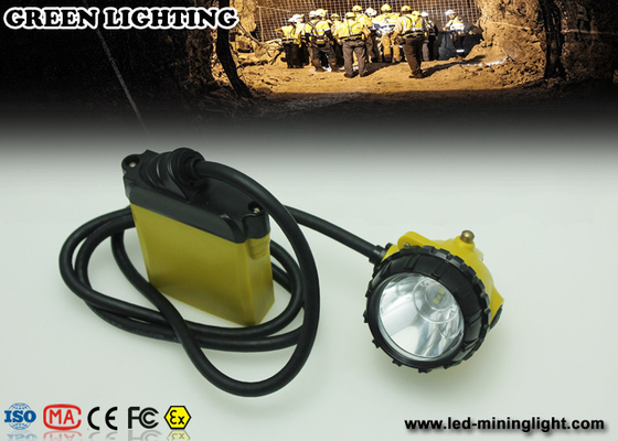 Czarna osłona PC CREE Led Cable Mining Cap Lights 25000 Lux World Brightest