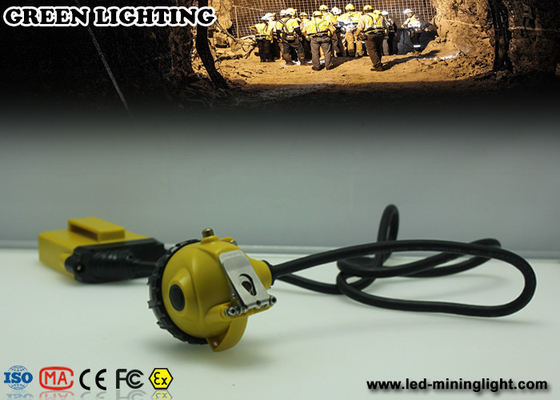 Czarna osłona PC CREE Led Cable Mining Cap Lights 25000 Lux World Brightest