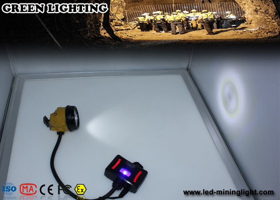 15000 Lux superbright Cree Mining Cap Lights Zatwierdzony przez MSHA pasek odblaskowy z funkcją sos