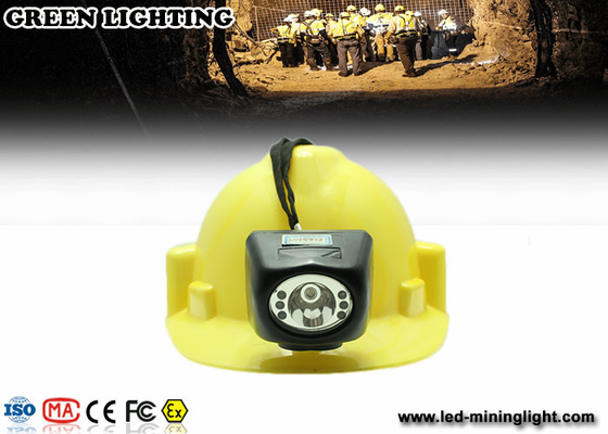 234G IP68 czarna lampa górnicza LED, latarka czołowa LED z ładowaniem USB Certyfikat CE