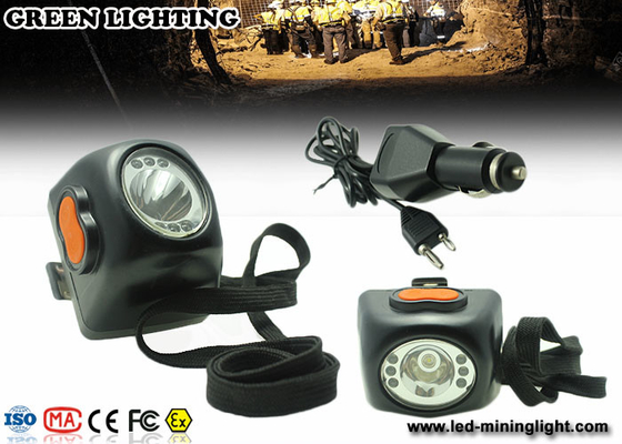 234G IP68 czarna lampa górnicza LED, latarka czołowa LED z ładowaniem USB Certyfikat CE