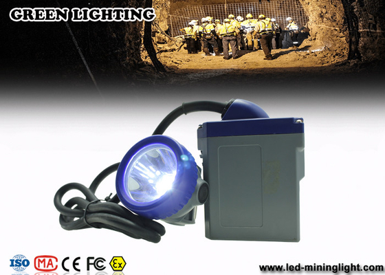 Akumulator 6,6 Ah Brass Miners Akumulatorowy reflektor LED z niebieską ramką PC 10000lux Główna dioda LED
