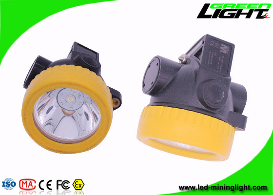 Żółta lampa LED górników 2,2 Ah Pojemność akumulatora z roczną gwarancją