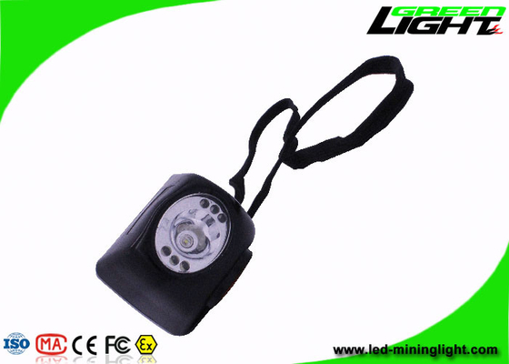 Przemysłowe światło górnicze LED z możliwością ładowania 8000 Lux High Beam w kolorze czarnym z cyfrowym ekranem wodoodpornym z liną zabezpieczającą