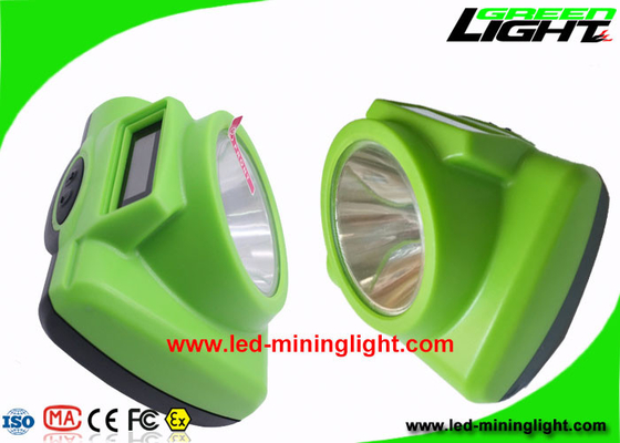 13000 Lux Safety Miners Cordless Cap Lamp Oled Screen SOS Z ładowarką USB / Cradle