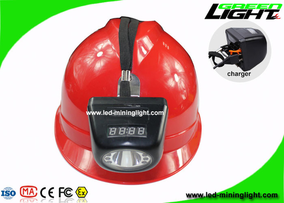 All In One LED Mining Light 8000 Lux Czarny kolor z cyfrowym ekranem LCD
