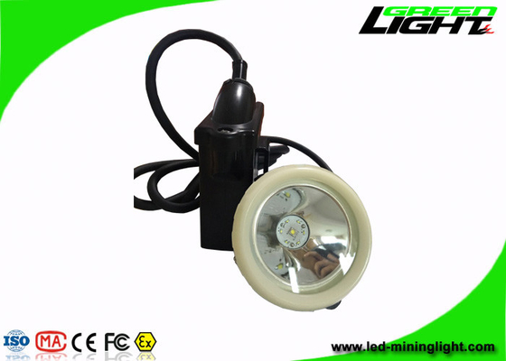 Akumulatorowa lampa LED górników Czapka Automatyczne wyłączanie w kolorze czarnym i białym