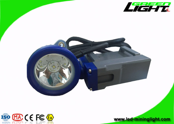 Akumulatorowy reflektor LED o wysokim poziomie bezpieczeństwa, lampa górnicza LED z niebiesko-szarą obudową