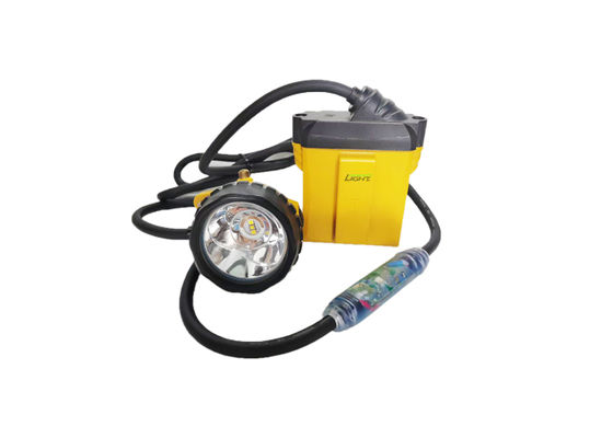 25000lux Led Miner Safety Cap Lamp 10,4Ah Wielokrotnie ładowana SAMSUNG Battery Miner Cap Lamp z migającym światłem ostrzegawczym