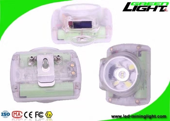 480mA Miners Cap Lamp Długi czas pracy z cyfrowym ekranem OLED USB Przenośna 4-godzinna szybka ładowarka