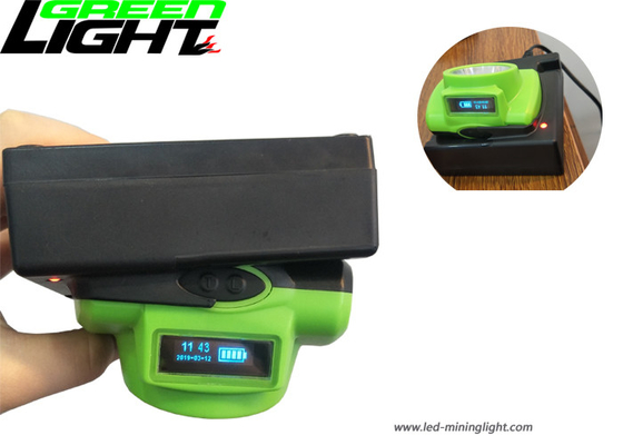Węgiel LED Mining Light 13000 LUX Ładowalna nasadka lampy Obsługa ładowania USB