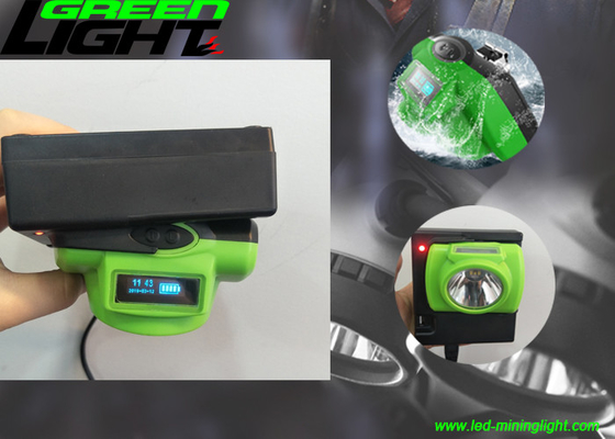 GLC-6 Led Mining Cap Informacje o lampie Mocna jasność IP68 z ekranem OLED
