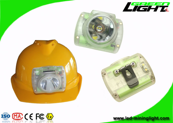15000 Lux Mining Cap Lights PC Materiał ABS Ekran OLED z przezroczystym korpusem