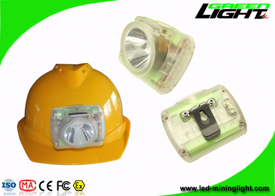 15000 Lux Mining Cap Lights PC Materiał ABS Ekran OLED z przezroczystym korpusem