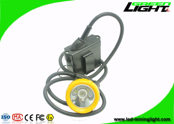 Wodoodporna podziemna bezprzewodowa lampa nasadkowa górnicza 216 LUM 1,67 W z czarnym korpusem
