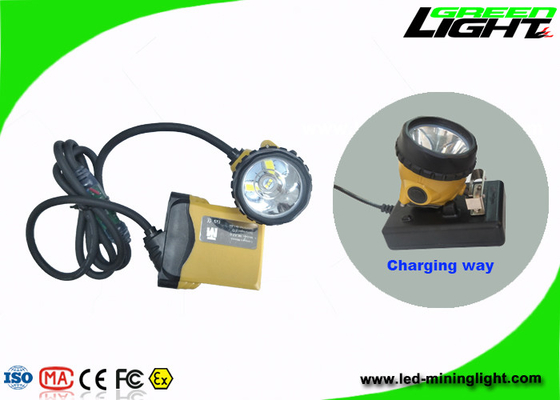 25000lux LED Mining Light High Beam 10,4Ah Pojemność z migającym kablem