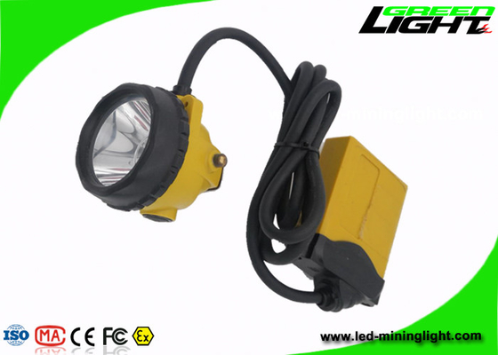 Anti Explosive Mining Hard Hat Led Lights 10.4Ah 25000lux Safety Rechargeable