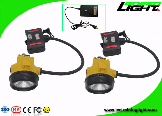 392g Lekka półprzewodnikowa lampa nasadkowa IP68 Wodoodporny reflektor górniczy LED 15000Lux 1.7W Światła drogowe Odporne na płomienie