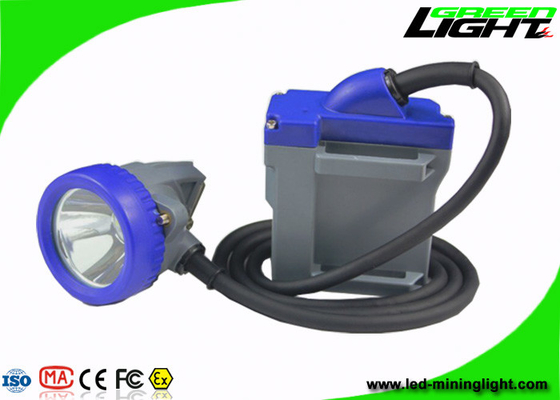 6,6 Ah Akumulatorowa lampa górnicza LED Przewodowa elektryczna lampa na czapkę IP68 Wodoodporna